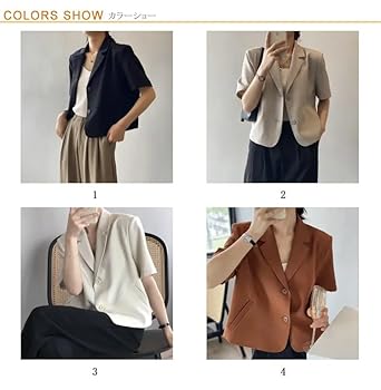 半袖ジャケット　Sサイズ プレシャスラインシリーズ】全1色・半袖サマージャケット
